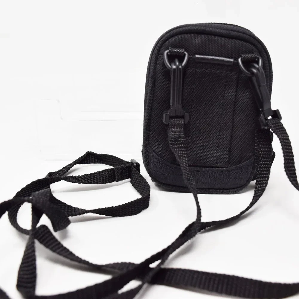 Lowepro Camera Bag Storage Full Zip Pockets Small Black Shoulder Strap Travel